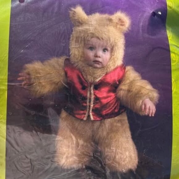 Booville Monkey Halloween Costume 0-9 months Warm One-Piece Bunting Suit - Picture 1 of 5
